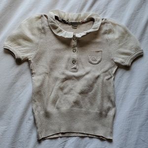 Very cute girls Burberry polo shirt